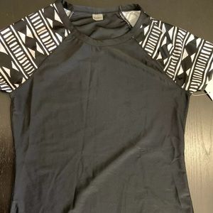 Old Navy Womens Plus Rash Guard Swim Top Size 1X